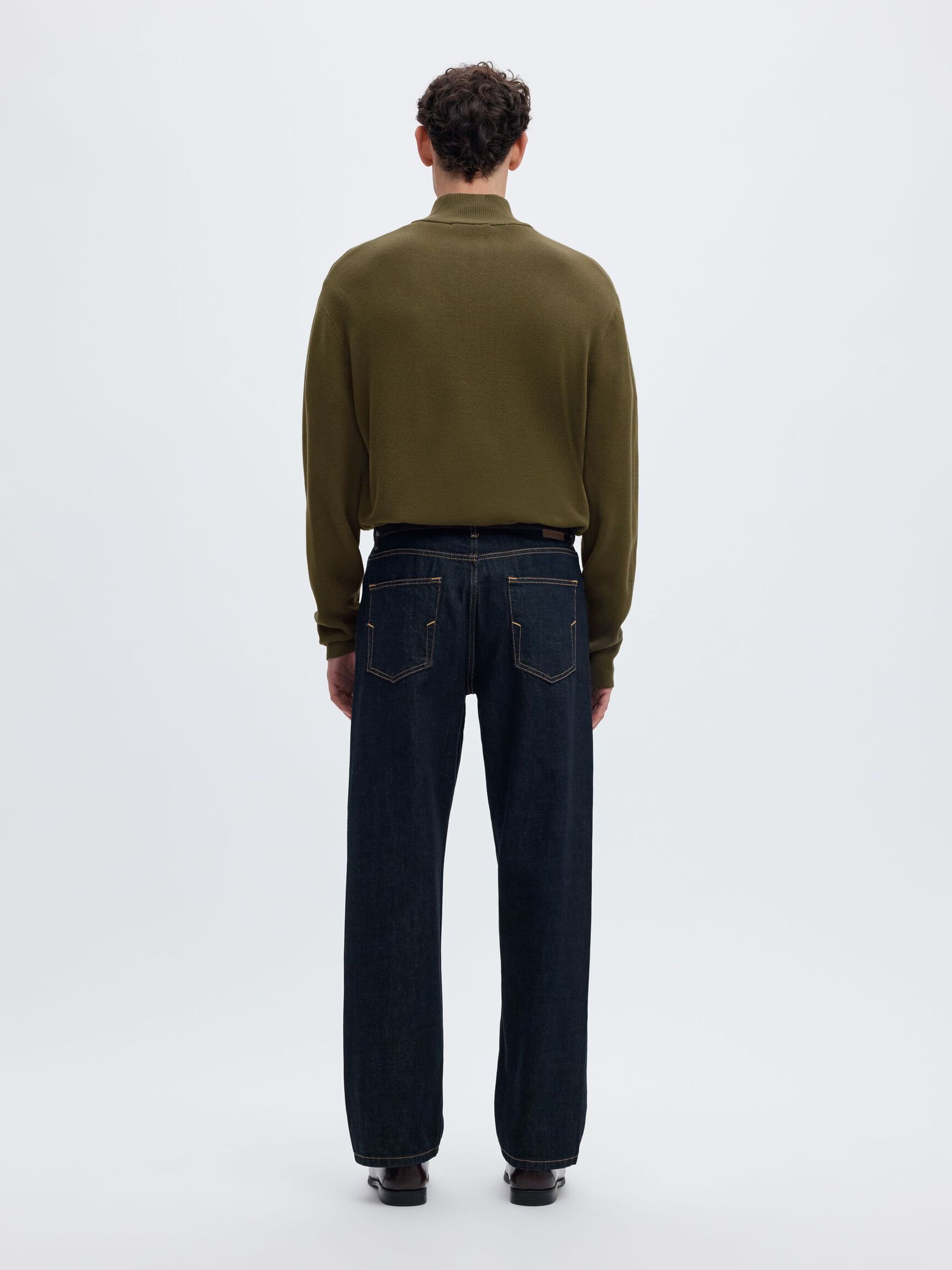 HALF ZIP PULLOVER, Kalamata, highres