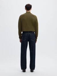 HALF ZIP PULLOVER, Kalamata, highres