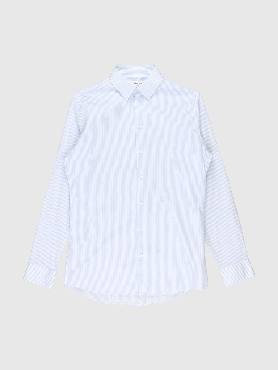 Selected LONG SLEEVED STRIPED SLIM FIT FORMAL SHIRT, Skyway, highres - 80000331_Skyway_996198_001.jpg
