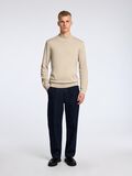 Selected 100% MERINOWOL TRUI MET KRAAG, Oatmeal, highres - 16096253_Oatmeal_005.jpg