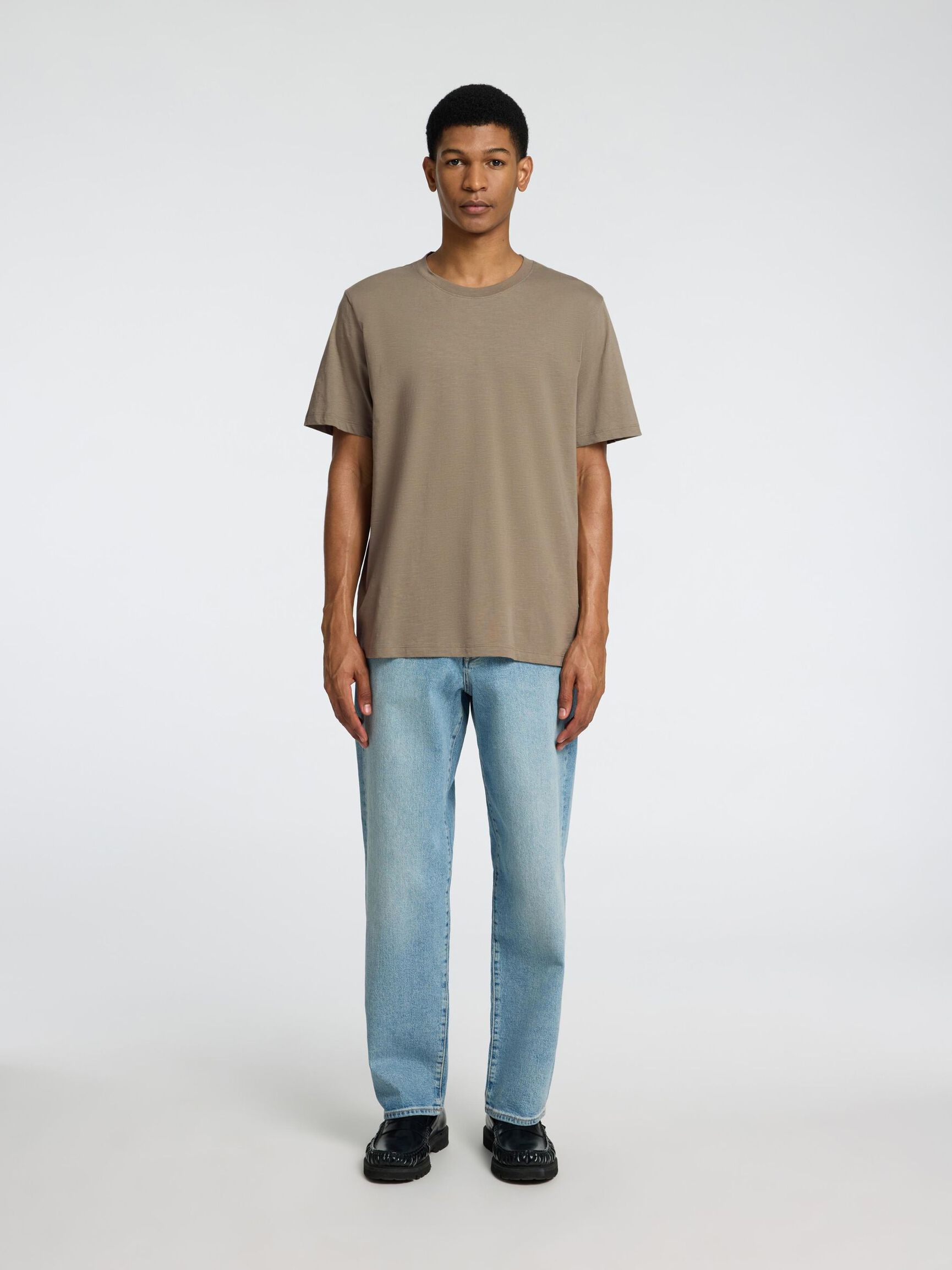 COTON CHINÉ T-SHIRT, Vetiver, highres