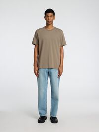 COTTON SLUB T-SHIRT, Vetiver, highres