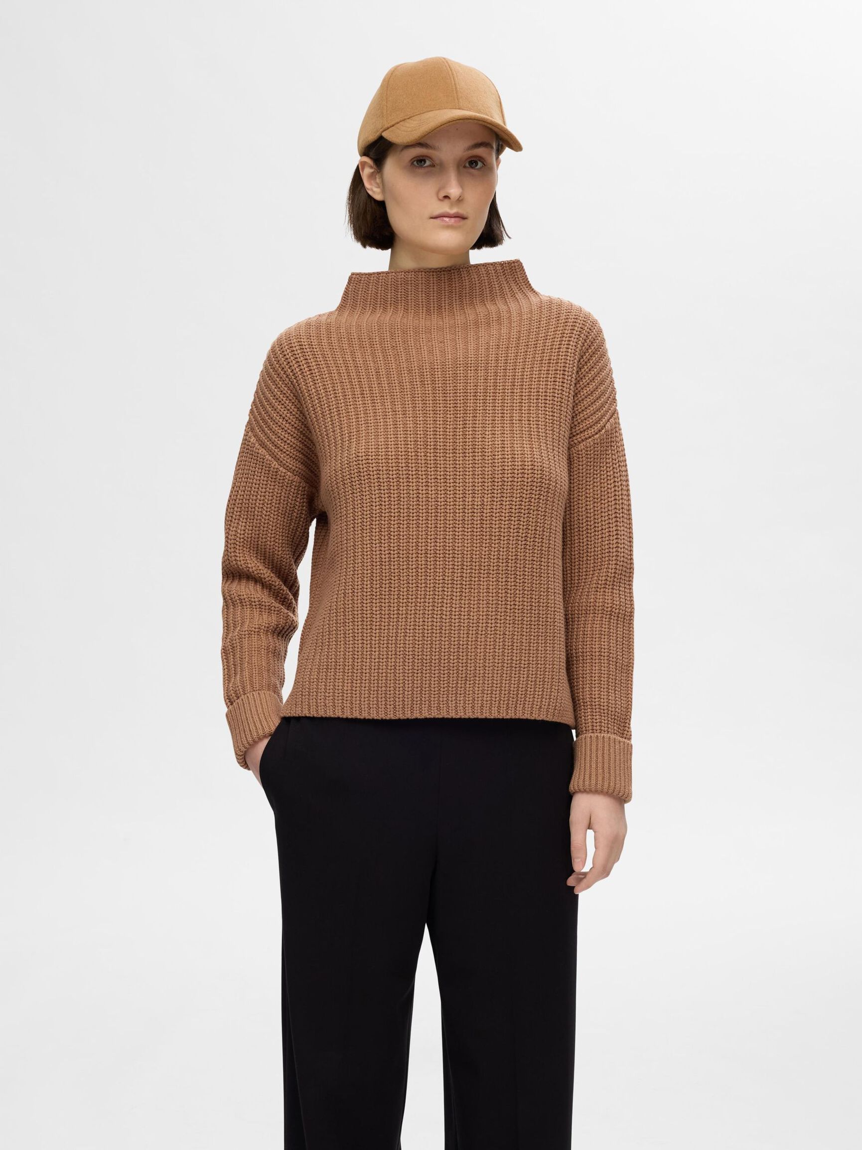 OVERSIZED GENSER, Tobacco Brown, highres