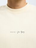 Selected PRINTED CREWNECK T-SHIRT, Egret, highres - 16097663_Egret_1189120_006.jpg