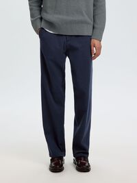 220 LOOSE FIT TROUSERS, Dark Sapphire, highres