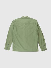 PLAIN OVERSHIRT, Olivine, highres