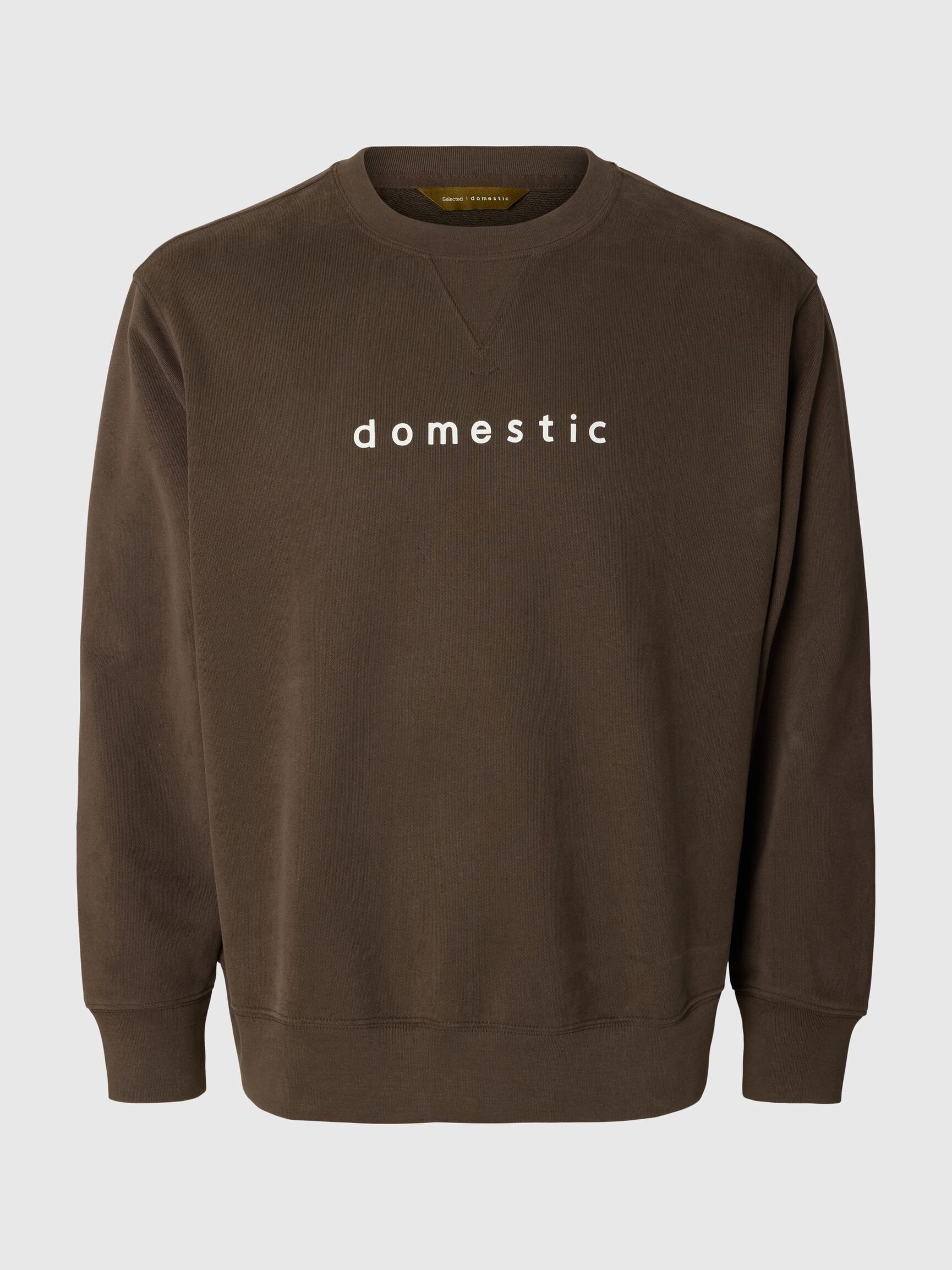RELAXED FIT SWEATSHIRT, Turkish Coffee, highres