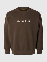 RELAXED FIT SWEATSHIRT, Turkish Coffee, highres