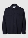 Selected LANGARM OVERSHIRT, Dark Sapphire, highres - 16099821_DarkSapphire_001.jpg
