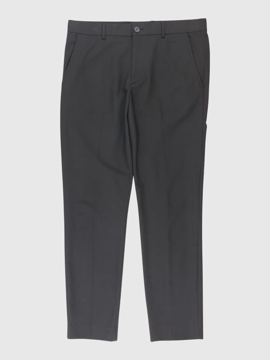 Selected SLIM FIT HOSE, Black, highres - 80000242_Black_001.jpg