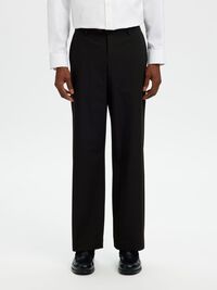 220 LOOSE FIT  SUIT TROUSERS, Black, highres