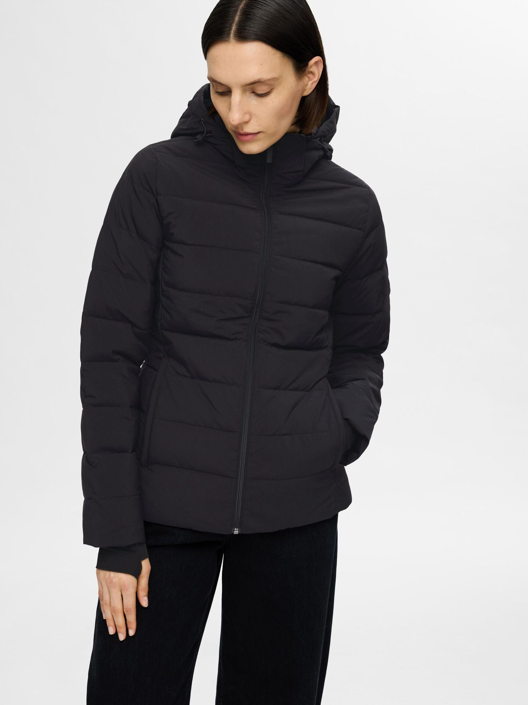 GIACCA CORTA, Black, highres