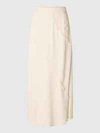 VISCOSE BLEND MAXI SKIRT, Birch, highres