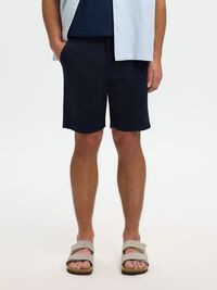 SLIM-FIT CHINO SHORTS, Dark Sapphire, highres