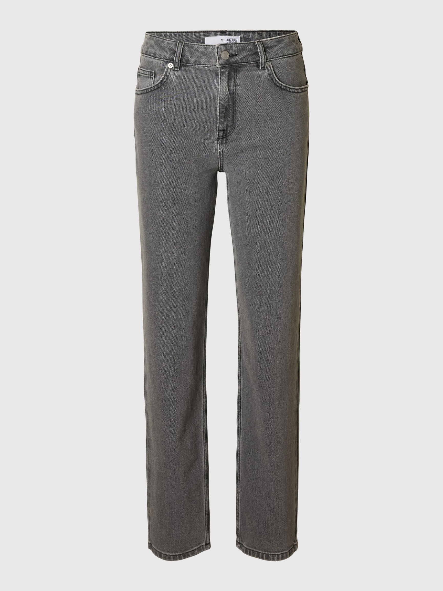 GRÅ STRAIGHT FIT JEANS, Light Grey Denim, highres