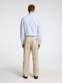 100% WOOL SUIT TROUSERS, Egret, highres