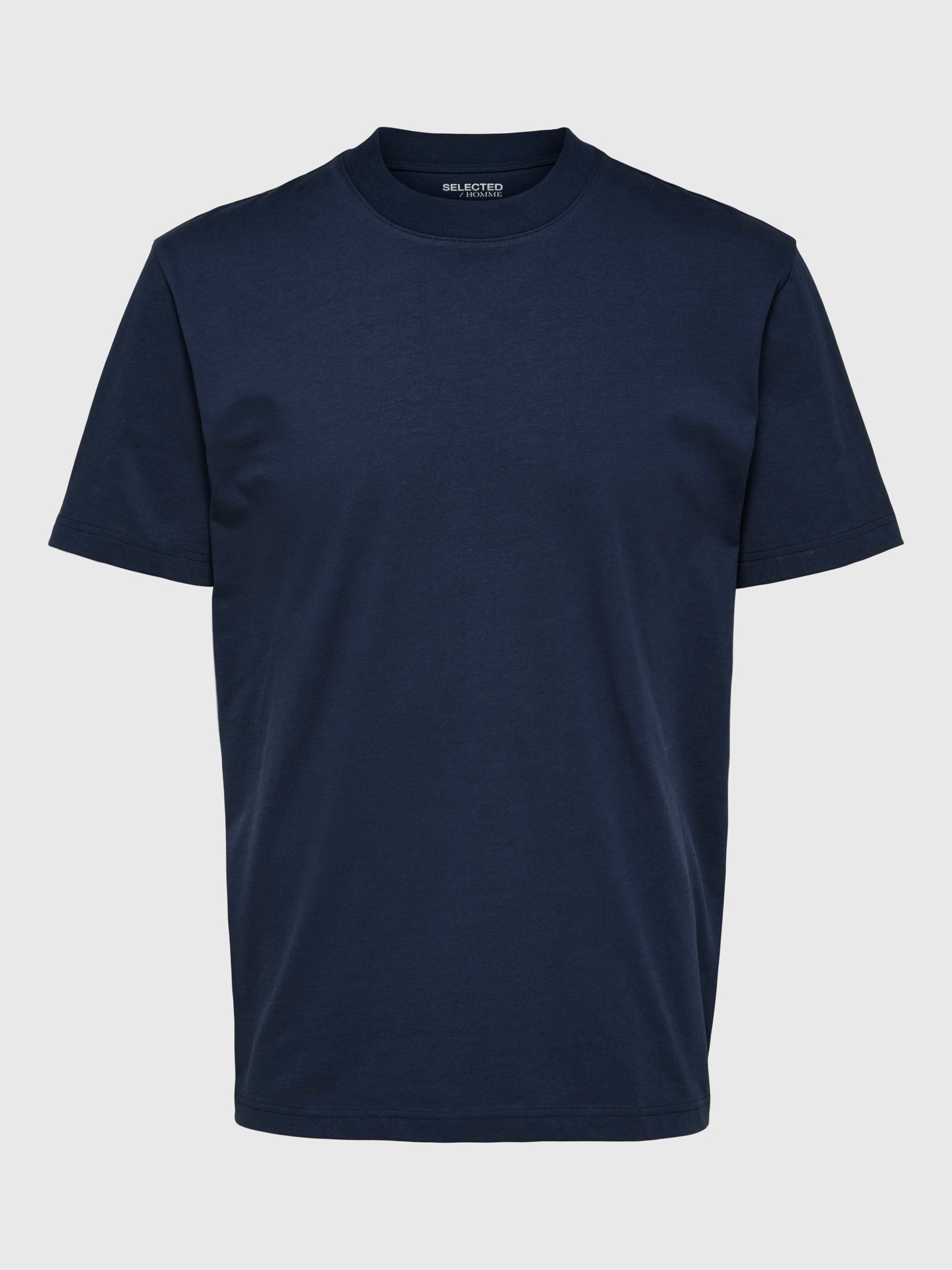 KORTÆRMET AFSLAPPET FIT T-SHIRT, Navy Blazer, highres