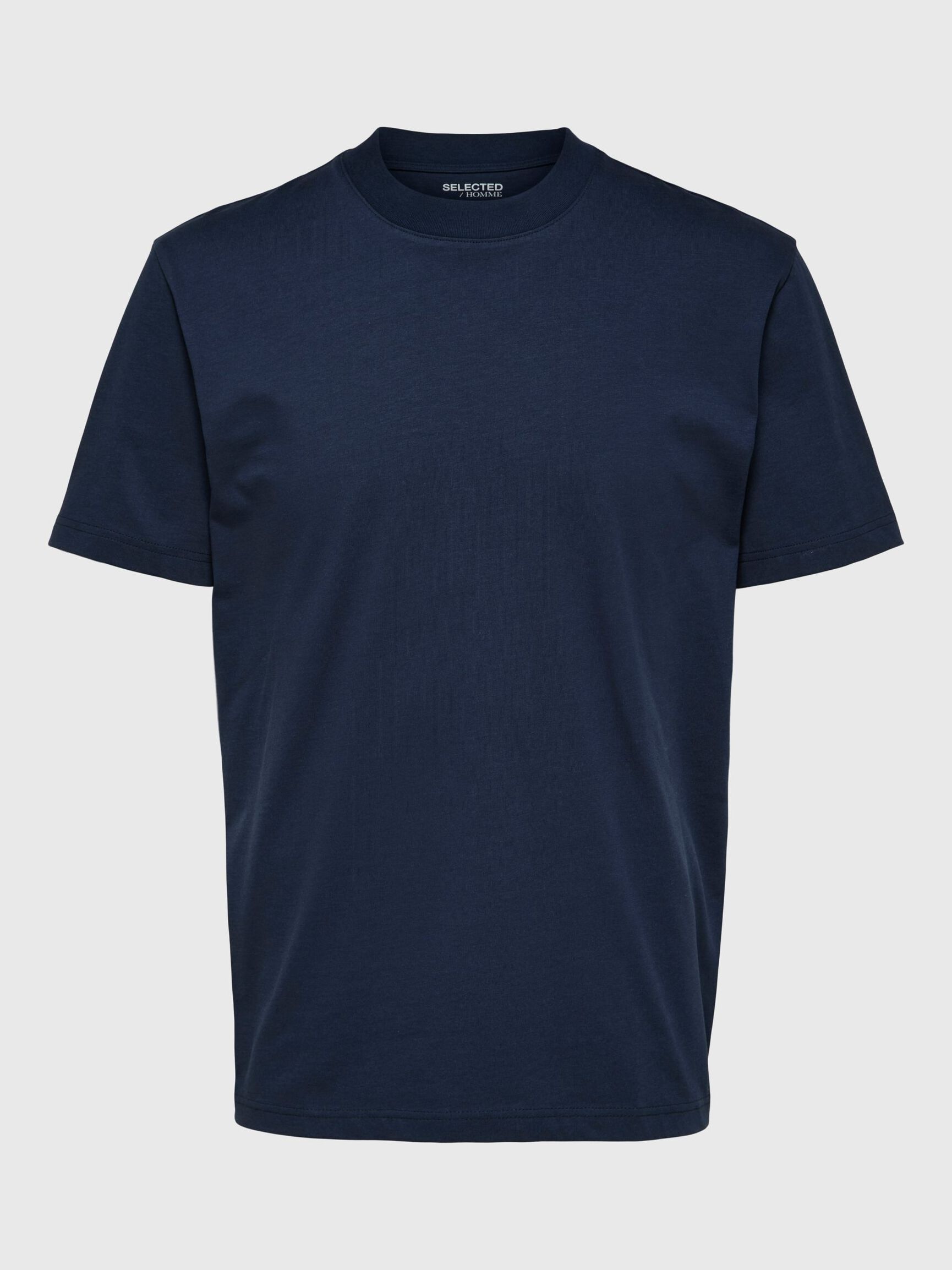 AJUSTE RELAJADO CON MANGAS CORTAS CAMISETA, Navy Blazer, highres