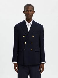 WOLL ZWEIREIHIGER BLAZER, Dark Navy, highres