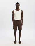 Selected WAFFLED SHORTS, Chocolate Brown, highres - 16094897_ChocolateBrown_005.jpg