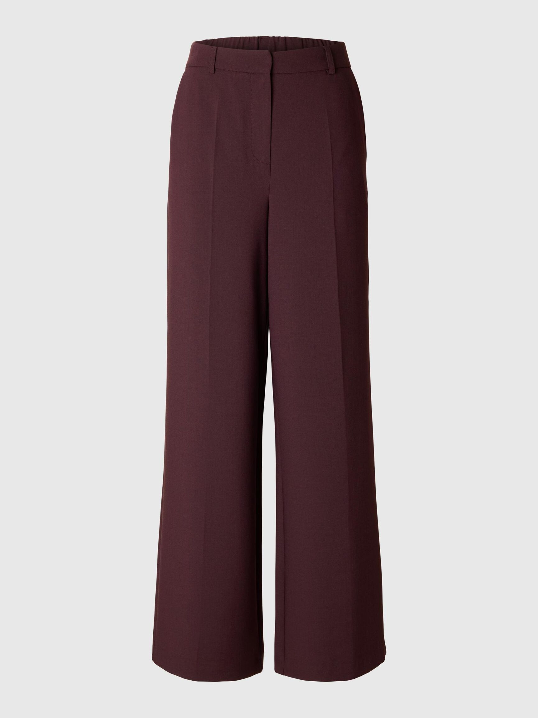 VISCOSEMIX WIDE LEG BROEK, Plum Perfect, highres