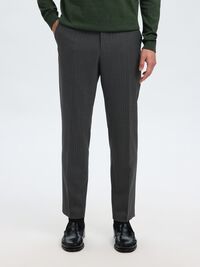 WOLMIX KRIJTSTREEP PANTALON, Grey, highres