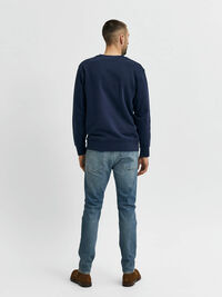 DÉLAVÉ JEAN SLIM, Light Blue Denim, highres