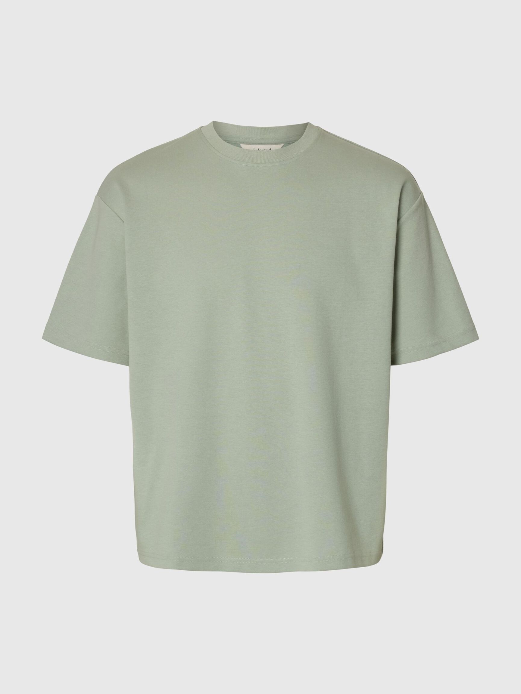 LOOSE FIT T-SHIRT, Aqua Gray, highres