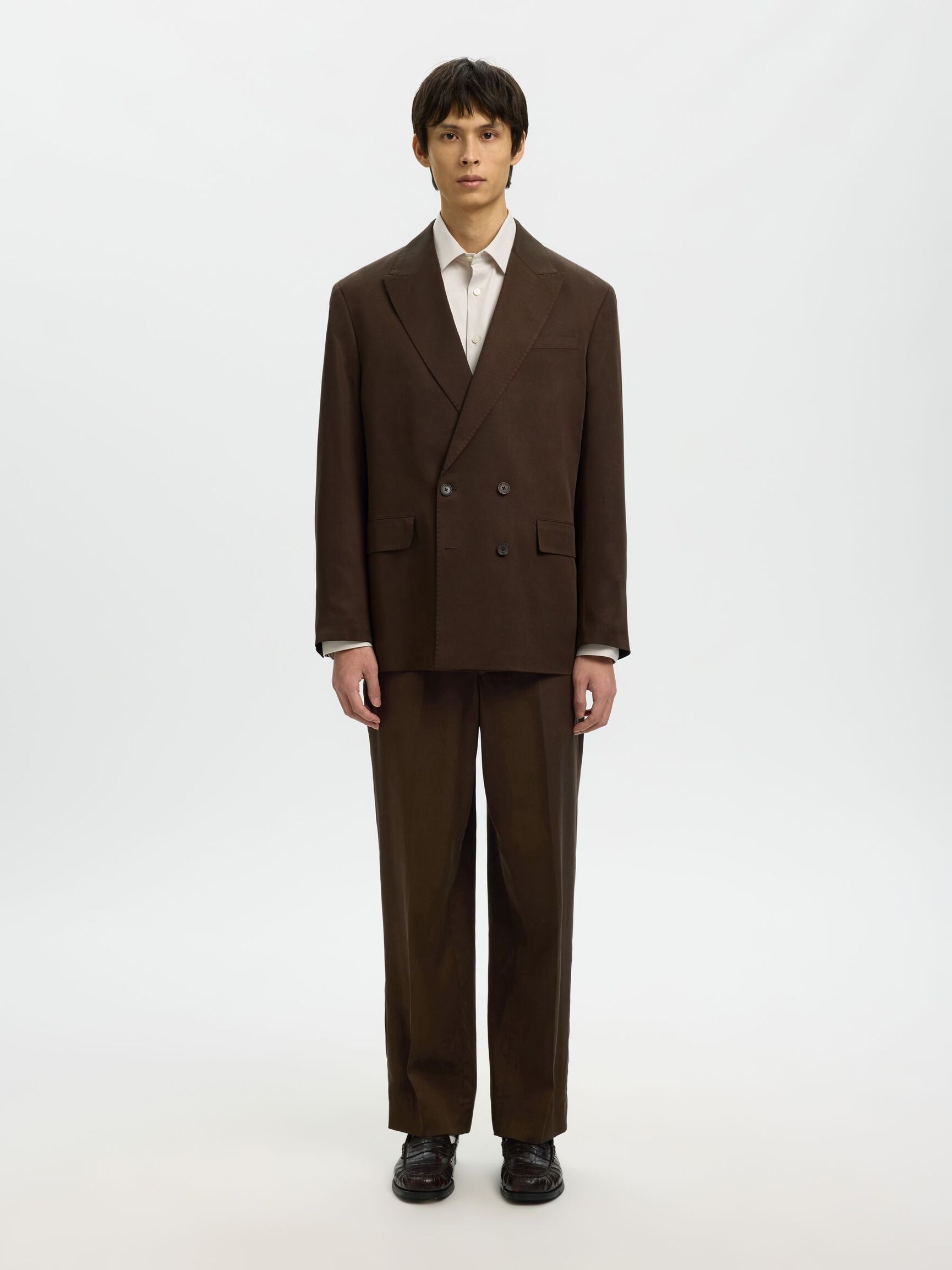 RELAXED FIT ZWEIREIHIGER BLAZER, Delicioso, highres