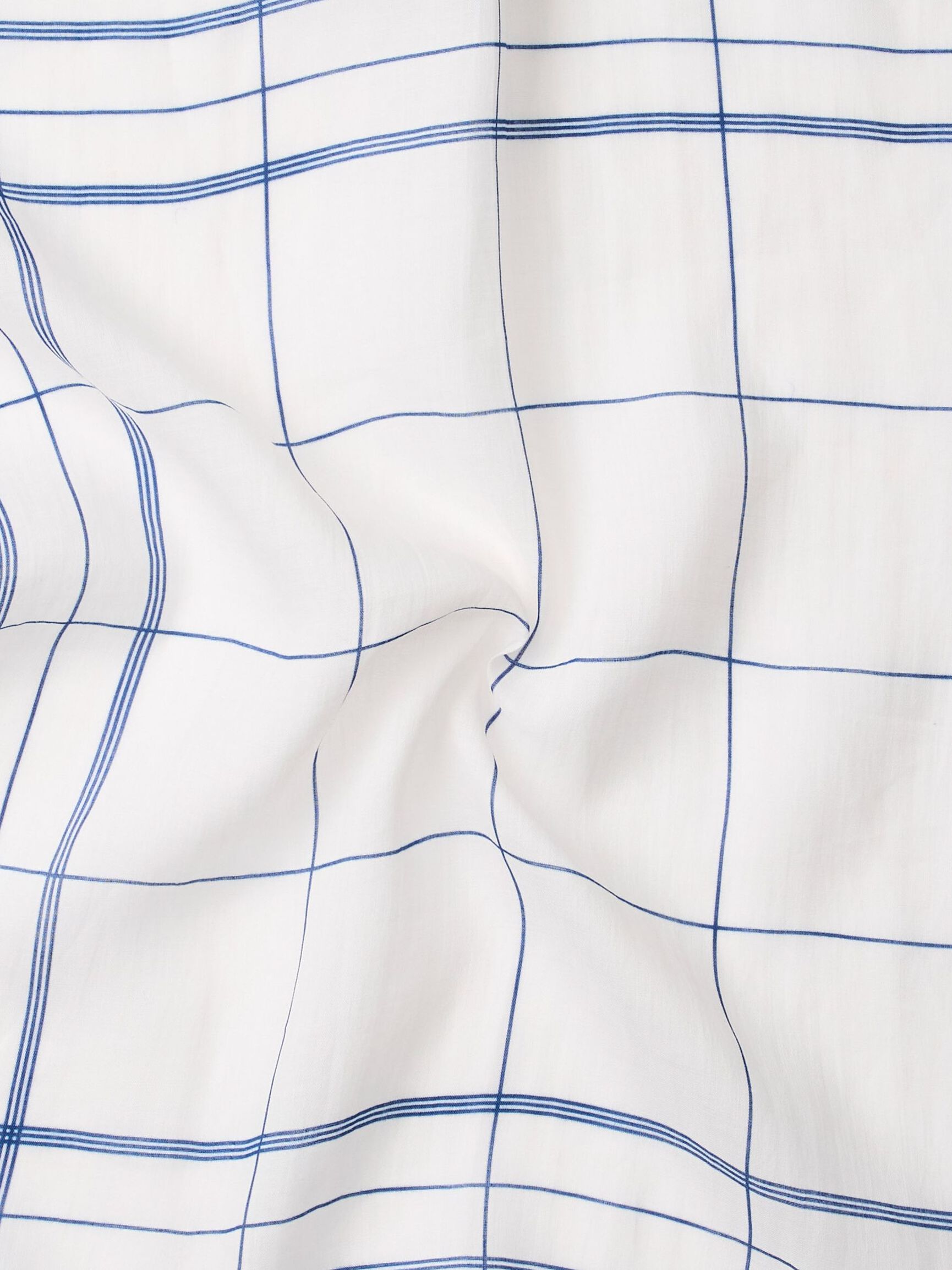 LINEN SCARF, Bright White, highres