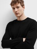 Selected LONG-SLEEVED KNITTED JUMPER, Black, highres - 16074682_Black_008.jpg