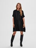 Selected OVERSIZED SATIJN MINI JURK, Black, highres - 16068194_Black_005.jpg