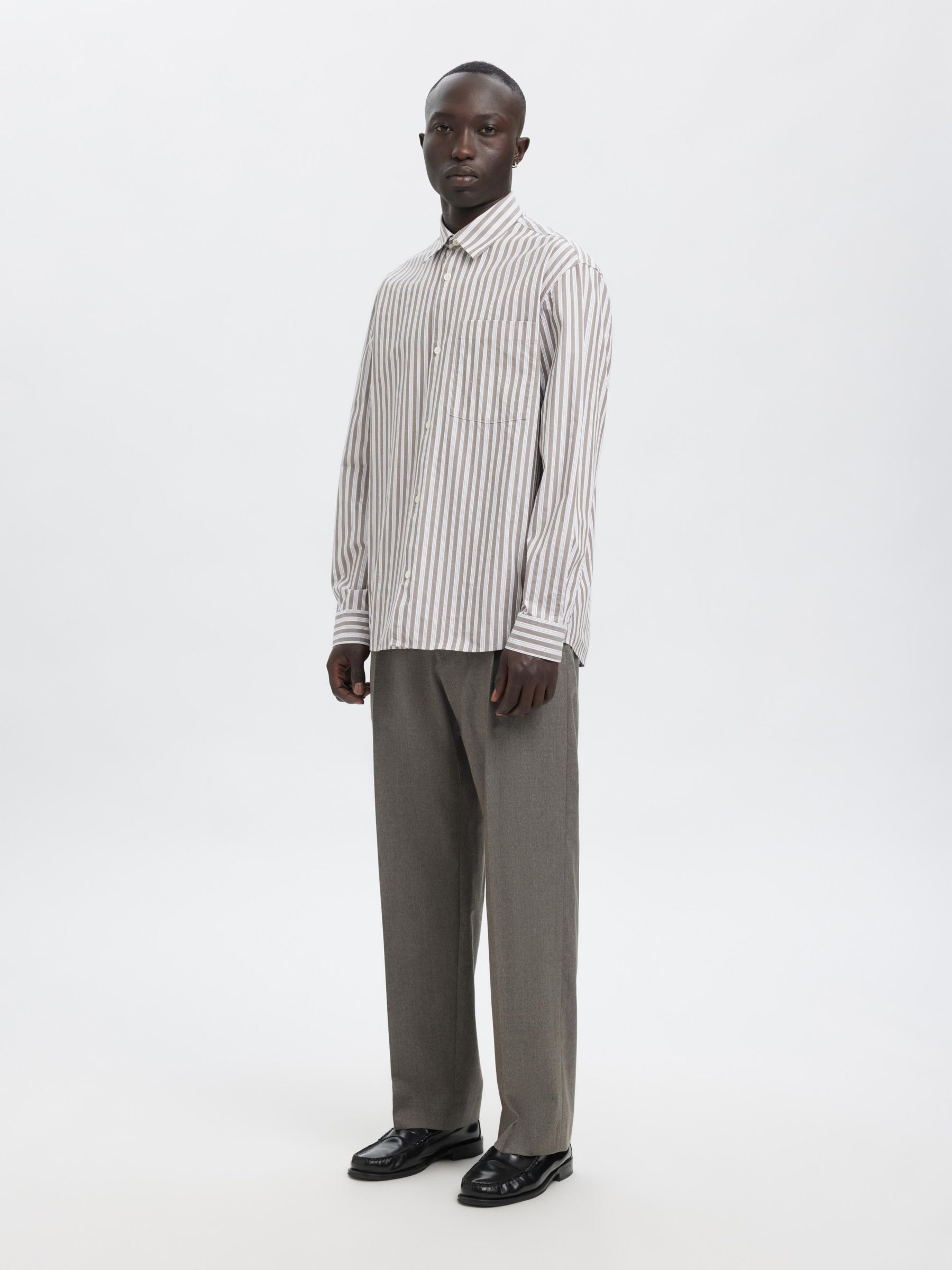 RELAXED FIT HEMD, Morel, highres