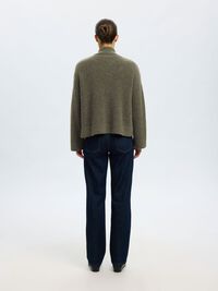LAINE MÉLANGÉE CARDIGAN, Kalamata, highres