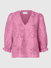 BLOMSTERPRINTET BLUSE, Rosebloom, highres