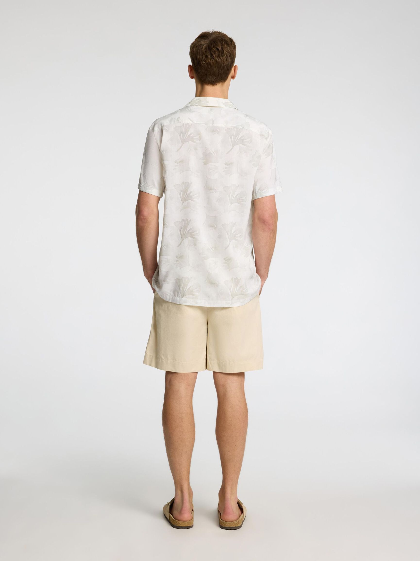 CUBAN COLLAR HEMD, White, highres
