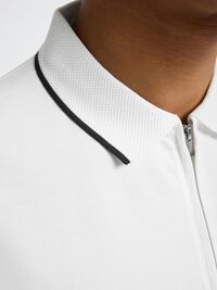 SHORT SLEEVED POLO SHIRT, Cloud Dancer, highres