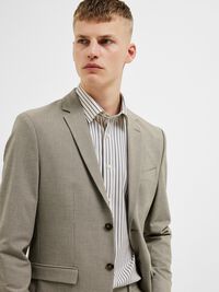 SLIM FIT SHIRT, Fog, highres