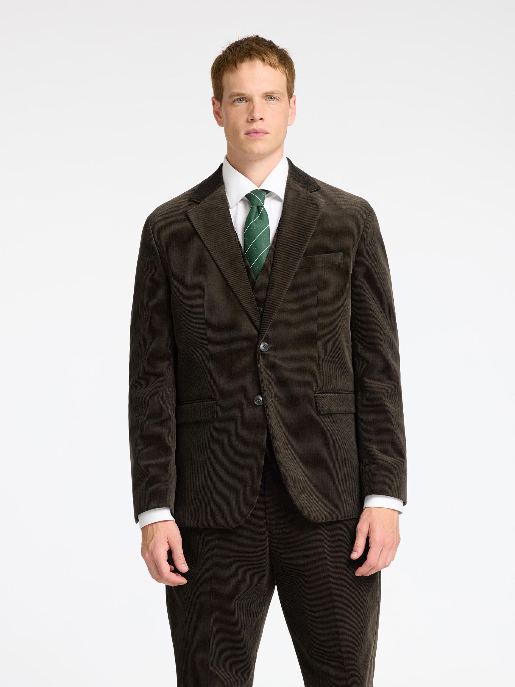 REGULAR FIT CORD BLAZER, Morel, highres