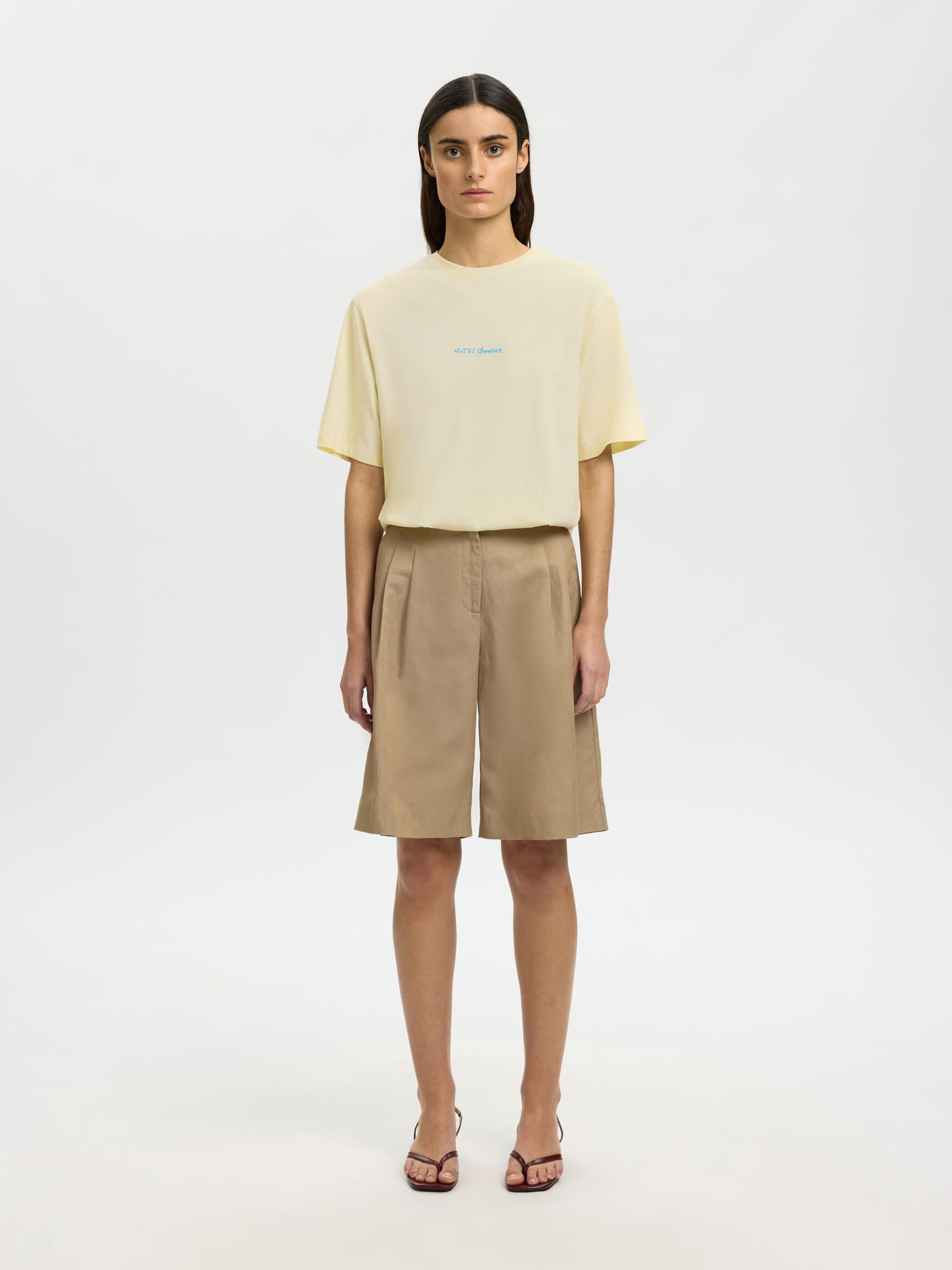 REGULAR FIT PRINT T-SHIRT, Afterglow, highres