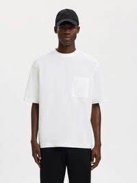 LOOSE FIT T-SHIRT, Bright White, highres