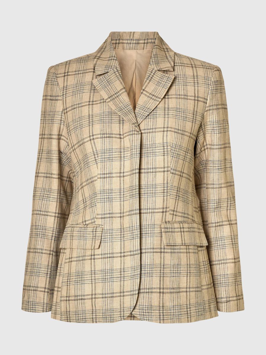 Selected LINNENMIX GERUIT SLIM FIT BLAZER, Bleached Sand, highres - 16099000_BleachedSand_1214358_001.jpg