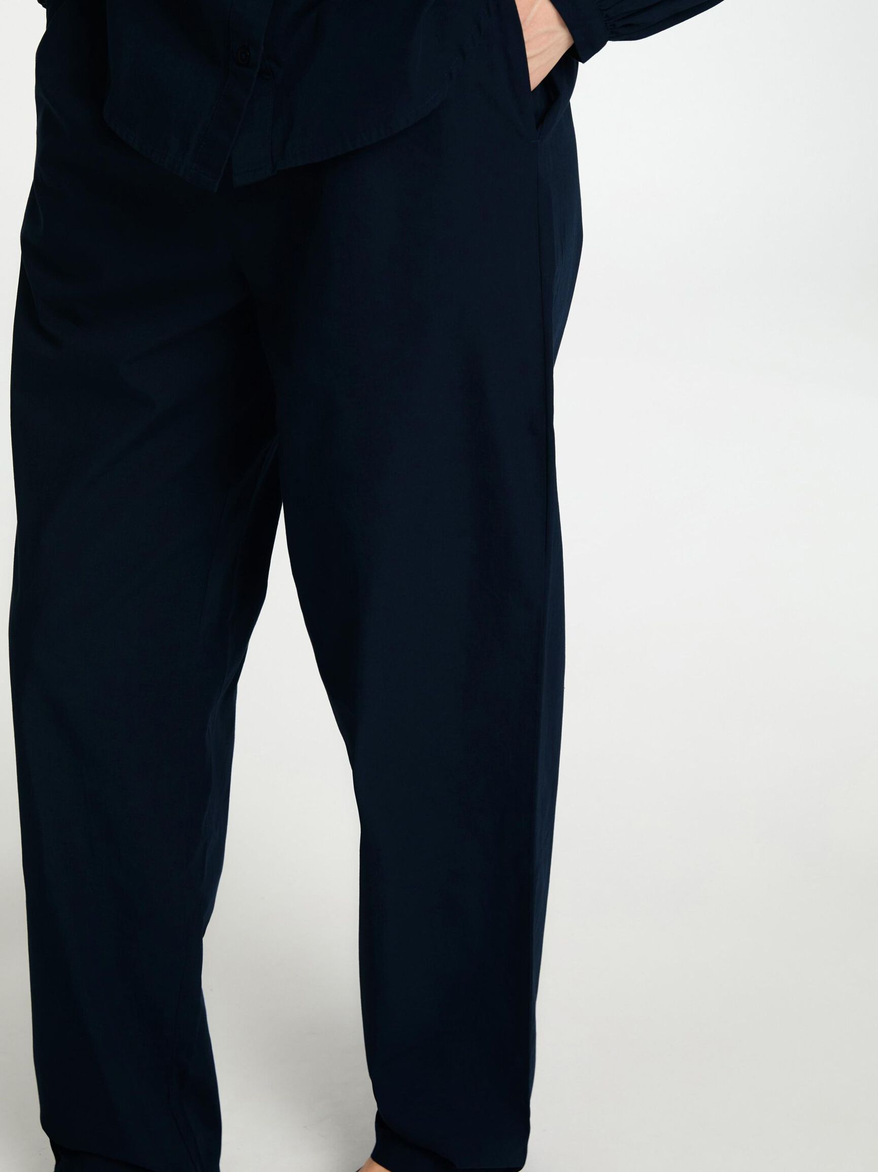 BAUMWOLL HIGH WAIST HOSE, Dark Sapphire, highres