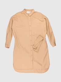 BELTED SHIRT DRESS, Nomad, highres