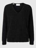 Selected WOLLGEMISCH V-AUSSCHNITT PULLOVER, Black, highres - 16094268_Black_001.jpg