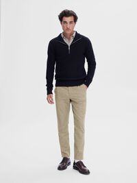 175 SLIM FIT TROUSERS, Sand, highres