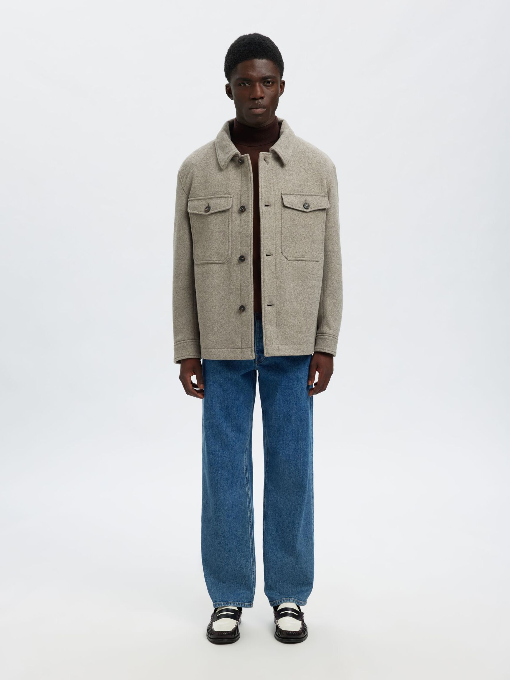 100% MERINO WOOL TURTLENECK, Demitasse, highres