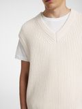 Selected WOOL BLEND KNITTED VEST, Tofu, highres - 16094583_Tofu_006.jpg