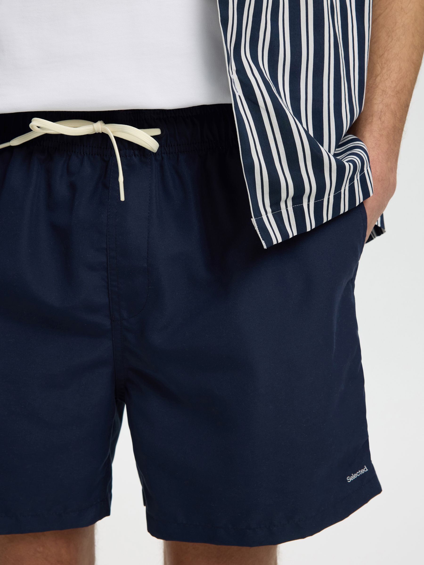 KLASSISCHE BADESHORTS, Sky Captain, highres