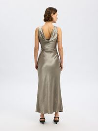 PRENDA SIN MANGAS VESTIDO MIDI, Vetiver, highres